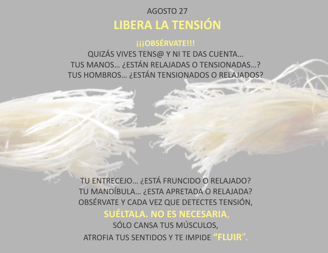Libera la tensión